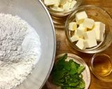 ミント＆ホワイトチョコ　スコーン作り方1写真
