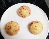 クランベリーとホワイトチョコのメロンパン作り方16写真