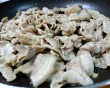 豚バラ肉ともやしのあんかけごはん作り方2写真