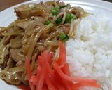 豚バラ肉ともやしのあんかけごはん作り方7写真