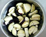 茄子とツナのトマトソースパスタ作り方1写真