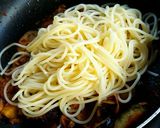 茄子とツナのトマトソースパスタ作り方8写真