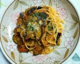茄子とツナのトマトソースパスタ作り方9写真
