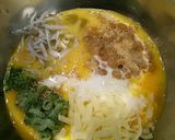納豆＊チーズ＊ねぎ＊しらす卵焼き作り方3写真
