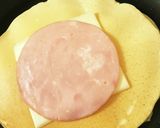ハムチーズホットパンケーキサンド♡作り方4写真