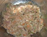 鶏ひき肉の包み揚げ作り方2写真