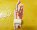 白ねぎでかさ増し！豚ばら薄切り肉角煮の味作り方3写真