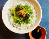 ネギ玉☆釜揚げしらす丼作り方3写真