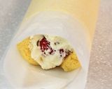 しっとりミルキィいちごのロールケーキ作り方29写真