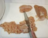 鶏むね肉と玉葱のかき揚げ風♪簡単揚げない作り方2写真