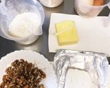 胡桃とクリームチーズのパウンドケーキ作り方1写真