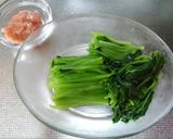 三つ葉とささみのサッパリ梅肉おかか和え作り方3写真