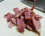 わさび菜のベーコン炒め☆作り方2写真