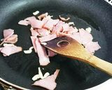 わさび菜のベーコン炒め☆作り方4写真