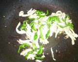 蒸し鶏の焼きうどん作り方3写真