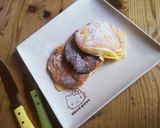 朝食におやつにふわふわスフレパンケーキ♡作り方8写真