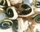 ☆小ホッケ魚の海苔餡からめ煮作り方4写真