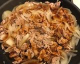 ハマる美味さ！黄金の味で豚焼肉＋パスタ作り方5写真