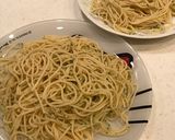 ハマる美味さ！黄金の味で豚焼肉＋パスタ作り方8写真
