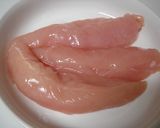 ささみ＆貝割れの梅肉和え作り方1写真