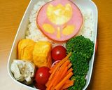 まん丸ハムに型抜き☆卵でお絵かき！作り方16写真