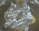 お芋とスナップえんどうの煮つけ作り方5写真