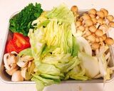 春の蒸し野菜(約110kcal)作り方1写真