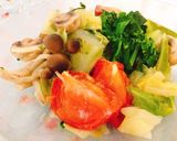 春の蒸し野菜(約110kcal)作り方7写真