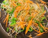 春ニンジンとピーマンのドライ糸コン麺作り方3写真