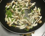 しめじと鮭フレークの和風パスタ作り方4写真