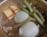 おでん　ブリのアラとあごだし　②ふき入り作り方8写真