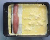 明太子とチーズのだし巻き卵作り方3写真