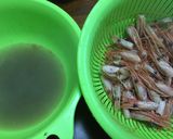 海老のあらで濃厚パスタ作り方3写真