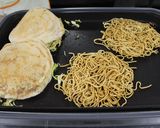 麺ハーフでヘルシー！広島お好み焼作り方10写真