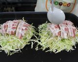麺ハーフでヘルシー！広島お好み焼作り方5写真