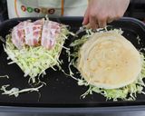 麺ハーフでヘルシー！広島お好み焼作り方6写真