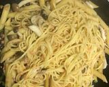 しめじと鮭フレークの和風パスタ作り方6写真