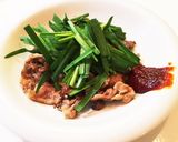 生ニラしゃきしゃきの豚肉焼き♡作り方3写真