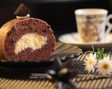 チョコとオレオのロールケーキ作り方29写真