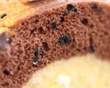 チョコとオレオのロールケーキ作り方28写真