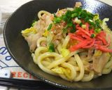 麺つゆ×顆粒だしで＊風味豊かな焼きうどん作り方8写真