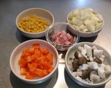 ☆ダシダで簡単！野菜のクリーミースープ☆作り方1写真