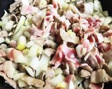 豚バラと玉ねぎの☆オムレツ☆作り方2写真