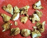 唐揚げリメイク！汁無し炒め親子丼作り方2写真
