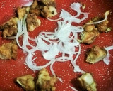 唐揚げリメイク！汁無し炒め親子丼作り方3写真