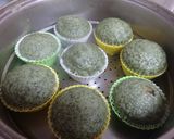ふんわり柔らか♪餡子入り✿よもぎ蒸しパン作り方15写真