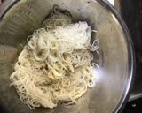 そうめんと冷蔵庫の残りでピザぽい？作り方1写真
