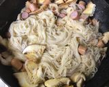 そうめんと冷蔵庫の残りでピザぽい？作り方3写真