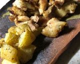 簡単！鶏肉とジャガイモのガーリック炒め作り方3写真