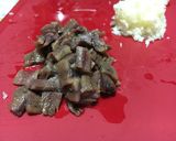 ガーリックサラダ菜♪withアンチョビ作り方4写真